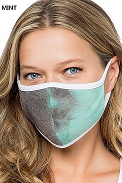 TWO TONE REUSABLE FASHION MASK