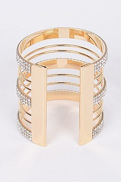 ICONIC ADJUSTABLE CRYSTAL BANGLE