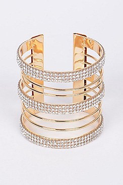 ICONIC ADJUSTABLE CRYSTAL BANGLE