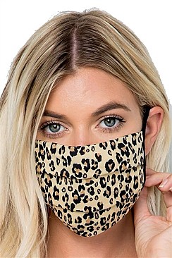 CLASSY ANIMAL PRINT REUSABLE MASK