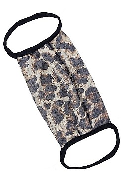 ANIMAL PRINT REUSABLE COTTON MASK