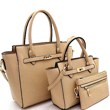 WING LEATHERETTE 2WAY BAG 3IN1 VALUE SET