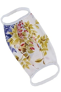 REUSABLE FLORAL COTTON MASK