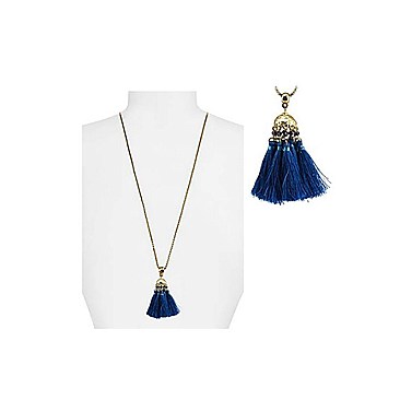 Stylish Lengthy with Tassel Fashion Necklace SLAN1578