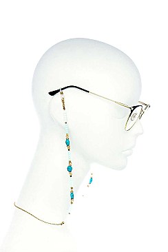 MULTI BEADED STYLISH GLASSES CHAIN