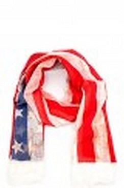 AMERICAN FLAG INSPIRED SCARF