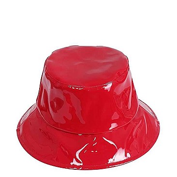 GLOSSY ENAMEL BUCKET HAT