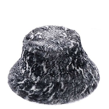 WINTER FUR BUCKET HAT