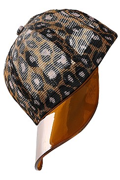 LEOPARD TRUCKER CAP