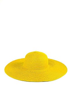 Plain Wide Floppy Hat