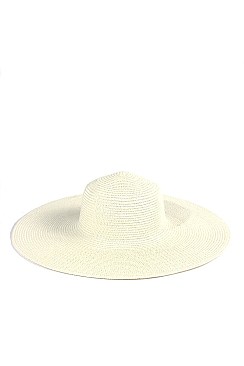 Plain Wide Floppy Hat