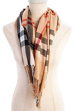 MODERN CHECK FASHION SCARF