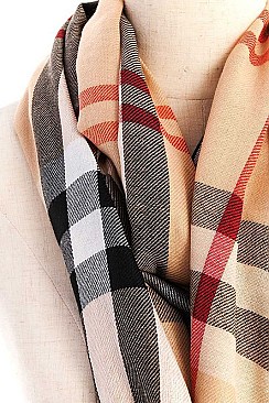 MODERN CHECK FASHION SCARF