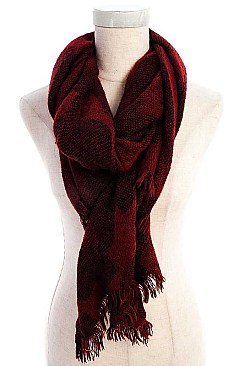 CAMO PRINT OBLONG SCARF