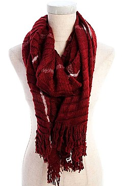 TWO TONE OBLONG SCARF