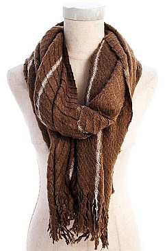 TWO TONE OBLONG SCARF