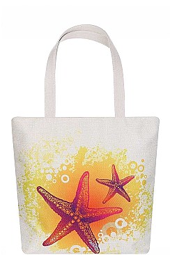 STAR FISH PRINT ECCO TOTE BAG