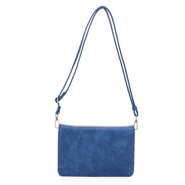 Structured Metal Accent Crossbody / Shoulder bag