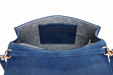 Structured Metal Accent Crossbody / Shoulder bag