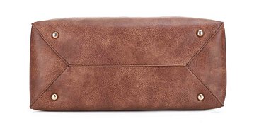 Multicompartment Compartment Satchel Handbag