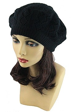 Pack of 12 (pieces) Assorted Beret Beanie Hat FM-AT162