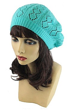 Pack of 12 (pieces) Assorted Beret Beanie Hat FM-AT162