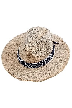 BANDANA STRAW HAT FM-AT244