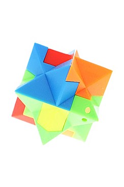 PACK OF 12 MULTI COLOR Assorted Shape Fidget Toy