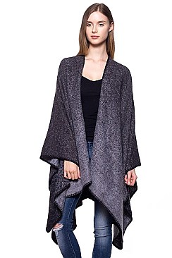 Elegant style Multi Tone Fashion Poncho/Vest FM-AV177