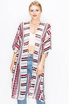 STYLISH BOHO Topper Kimono COVER UP