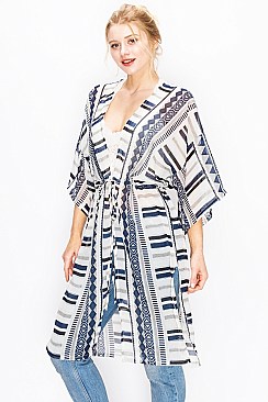 STYLISH BOHO Topper Kimono COVER UP