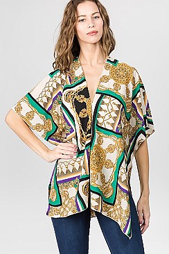 PACK OF 6 TRENDY SHORT KIMONOS