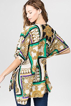 PACK OF 6 TRENDY SHORT KIMONOS