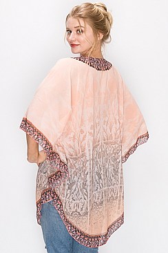 BOHO CHIC Topper Kimono COVER UP