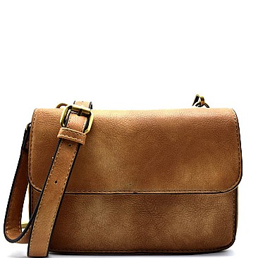 B0143-LP Brass-tone Hardware Vintage Look Messenger