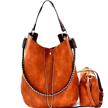 Chain Accent 2 in 1 Expendable Hobo MH-B0168