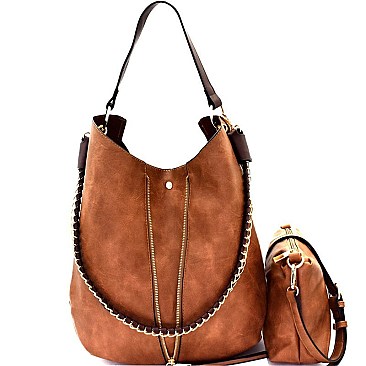 Chain Accent 2 in 1 Expendable Hobo MH-B0168