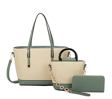 Fashion 3-in-1 Shopper Set