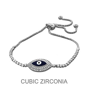 EVIL EYE SLIDER BRACELET