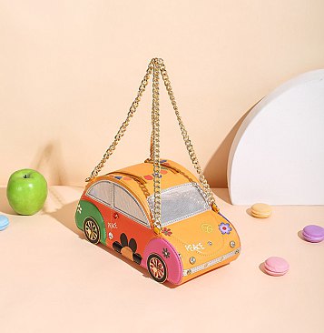 Car Figure Chain Strap Handbag