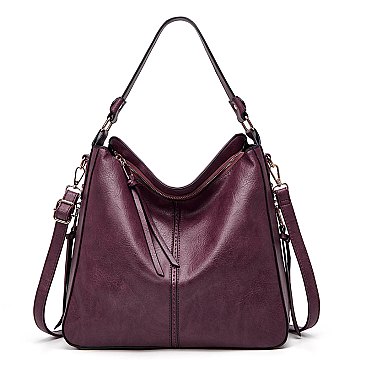 Fashion Smooth Shoulder Hobo Bag