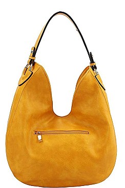 STYLISH TEXTURED PU LEATHER FASHION HOBO BAG  JYBAD-0005