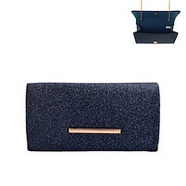 MINIMALIST GLIMMER EVENING BAG