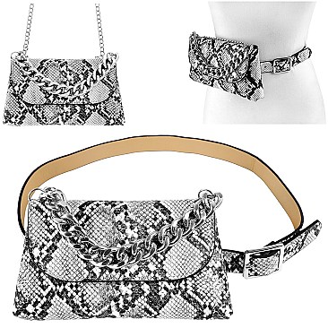 FASHION CHAIN STRAP CROSS BODY FANNY PACK