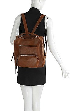 MODERN FASHION STYLE SIMPLE BACKPACK