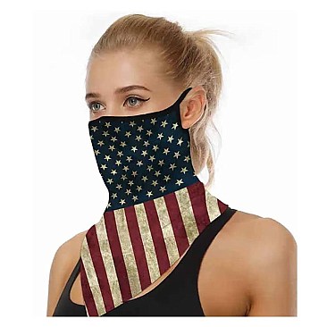 Pack of 12 US Flag Bandana Headwear Headwrap