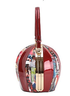 2 in 1 Michelle Obama Ball-Shaped Satchel & Wallet Set