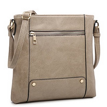 Front Zip Pocket Crossbody Bag