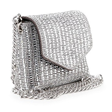 Ultra Petite Dazzling Rhinestone Shoulder Bag
