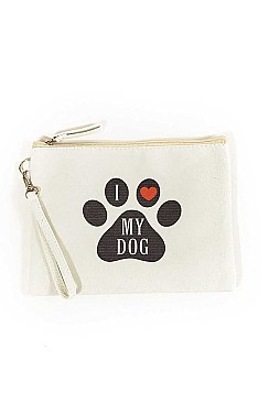 CUTE DOG PAW POUCH